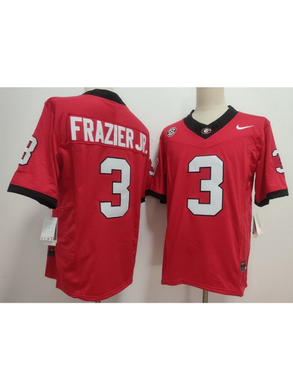 Nate Frazier Jr Stitched Jersey Vapor Red